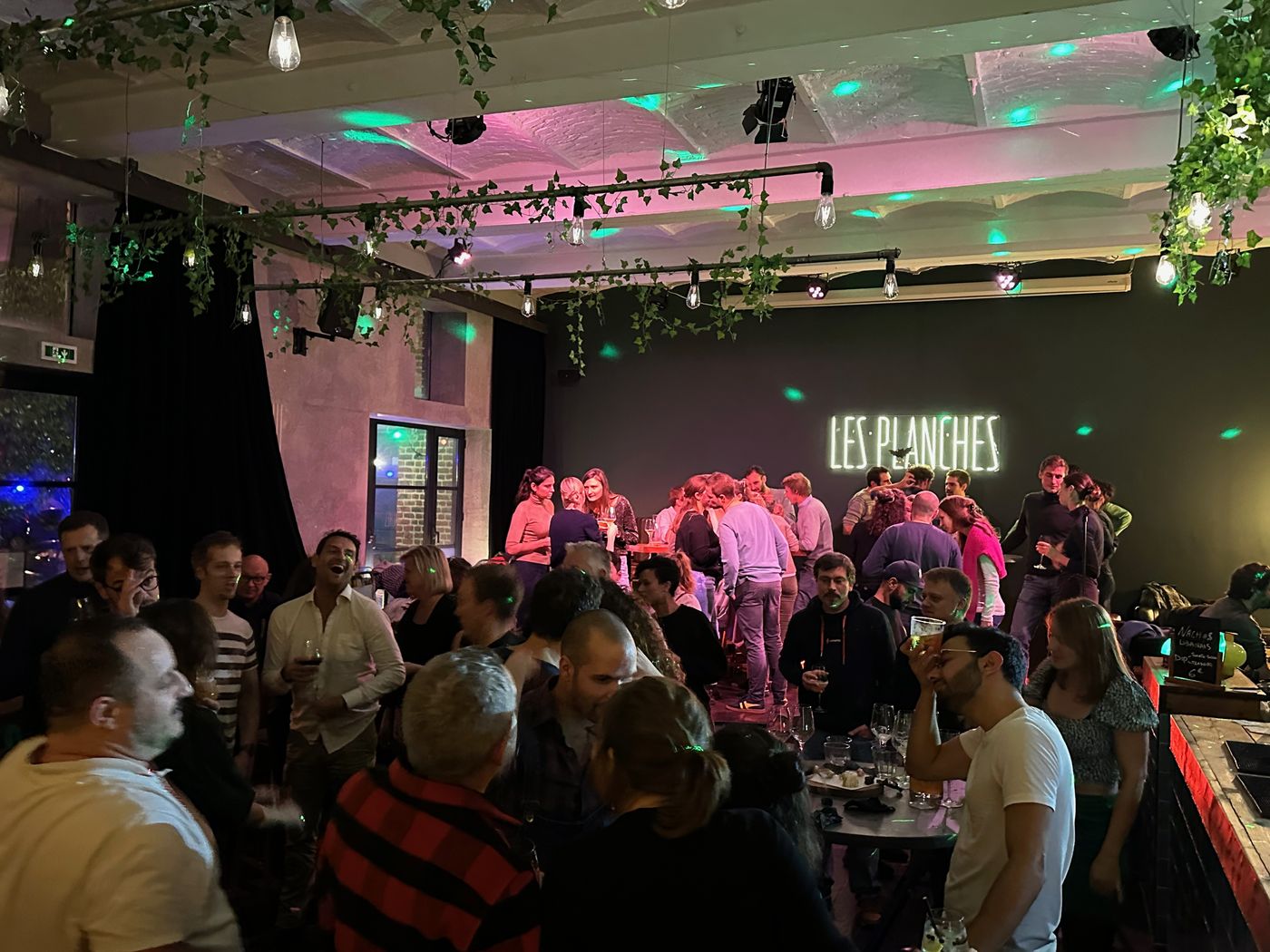 Soirée dansante dans la salle